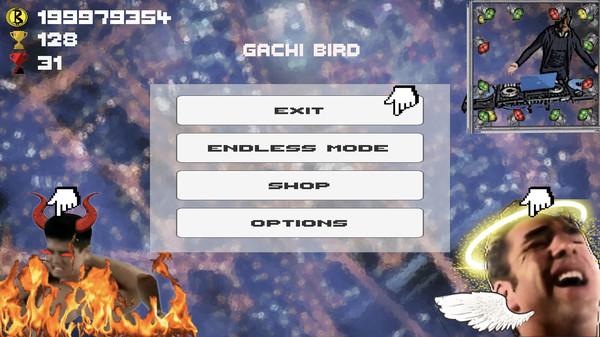 Gachi Bird gameplay screenshot