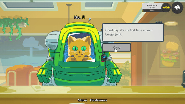 Galaxy Burger gameplay screenshot