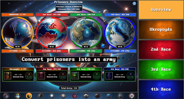 Galaxy Idle Clicker gameplay screenshot
