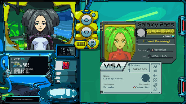Galaxy Pass Station gameplay screenshot