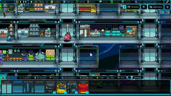 Galaxy Pass Station gameplay screenshot