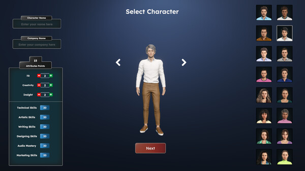 Game Builder Tycoon gameplay screenshot
