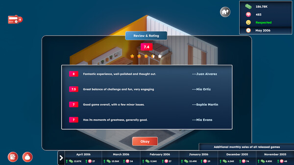 Game Builder Tycoon gameplay screenshot