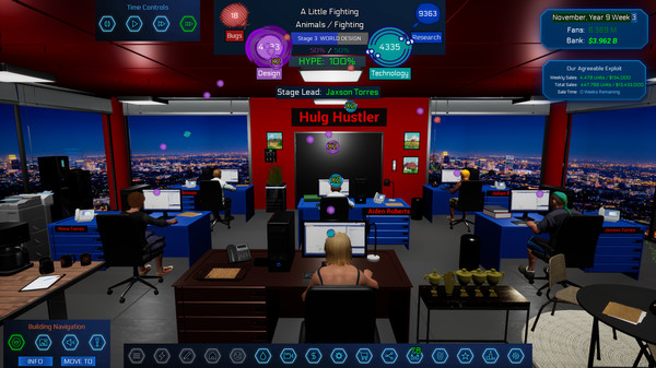 Game Dev Masters gameplay screenshot