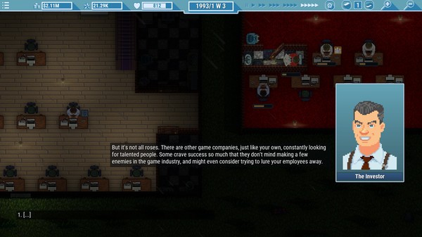 Game Dev Studio gameplay screenshot