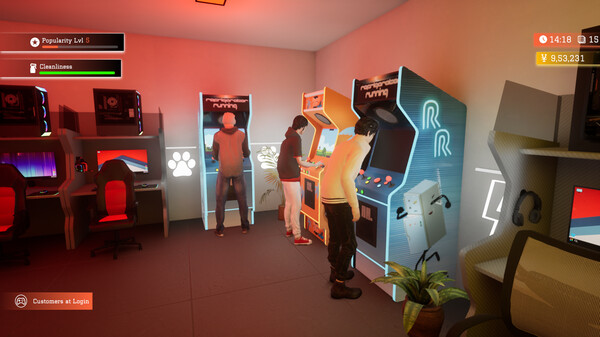 Gaming Cafe Simulator gameplay screenshot