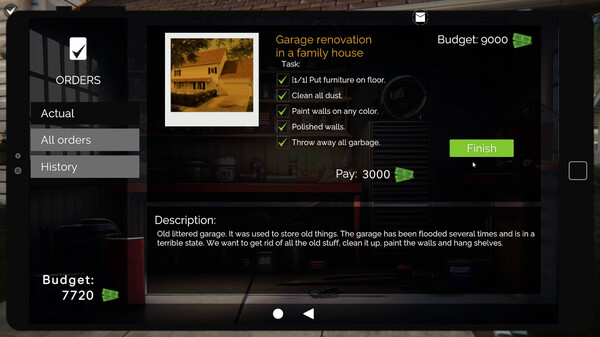 Garage Flipper gameplay screenshot