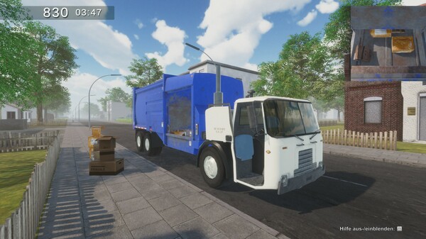 Garbage Truck Simulator gameplay screenshot