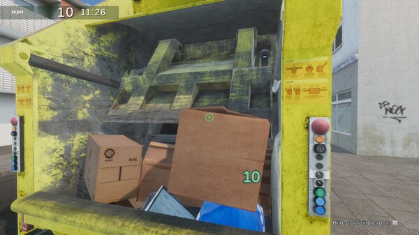 Garbage Truck Simulator gameplay screenshot