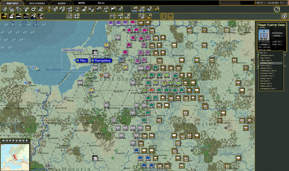 Gary Grigsby's War in the East 2 gameplay screenshot