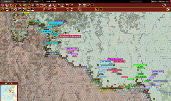 Gary Grigsby's War in the East 2 gameplay screenshot