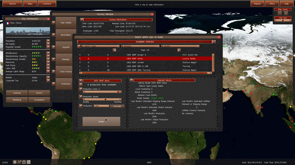 GearCity gameplay screenshot
