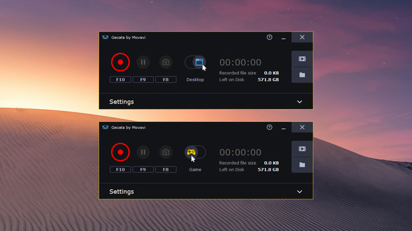 Gecata by Movavi 5 - Game Recording Software gameplay screenshot