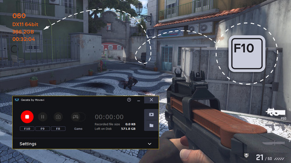 Gecata by Movavi 5 - Game Recording Software gameplay screenshot