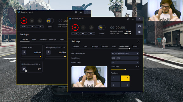 Gecata by Movavi 5 - Game Recording Software gameplay screenshot