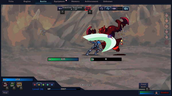 Generic RPG Idle gameplay screenshot