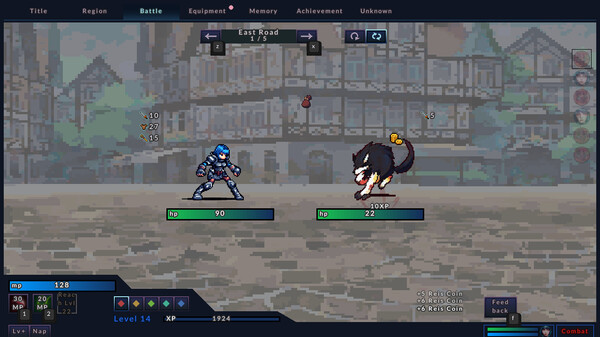 Generic RPG Idle gameplay screenshot