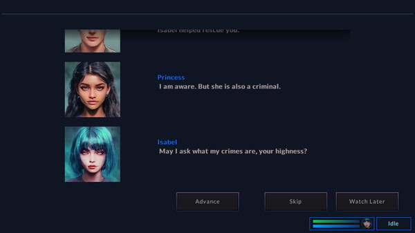 Generic RPG Idle gameplay screenshot