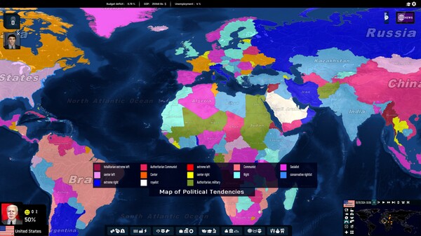 Geo-Political Simulator 5 gameplay screenshot