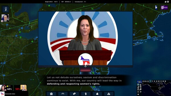 Geo-Political Simulator 5 gameplay screenshot