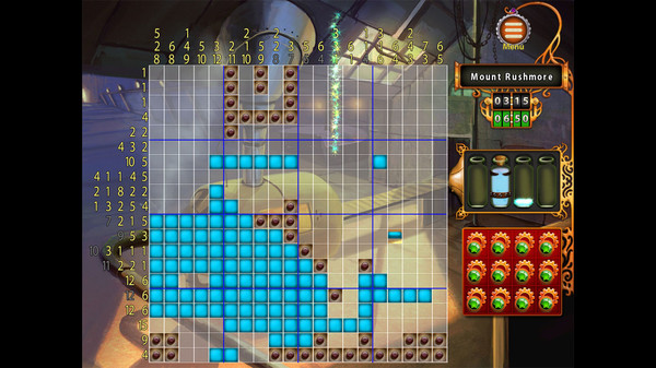 Gizmos: Steampunk Nonograms gameplay screenshot