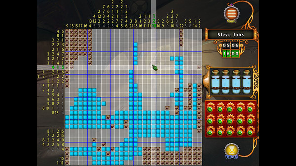 Gizmos: Steampunk Nonograms gameplay screenshot