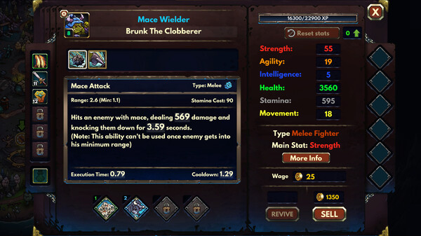 Gladiator Guild Manager gameplay screenshot