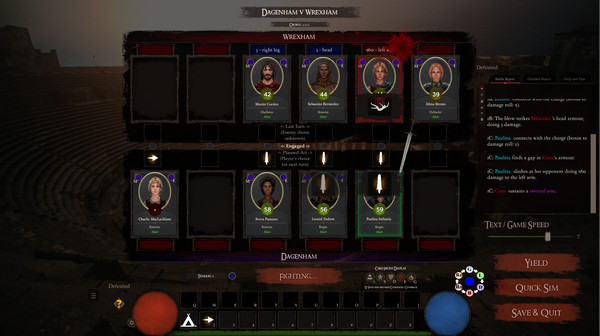 Gladiator Manager gameplay screenshot