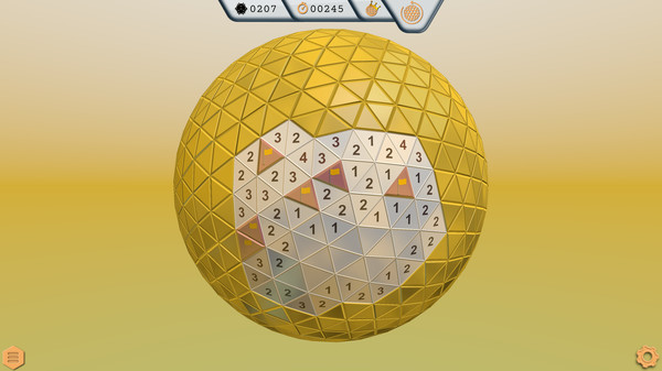 Globesweeper gameplay screenshot