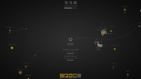 Glyphica: Typing Survival gameplay screenshot