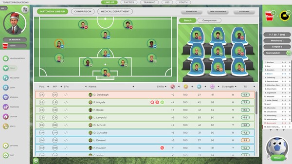 GOAL! The Club Manager gameplay screenshot