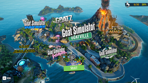 Goat Simulator: Remastered gameplay screenshot