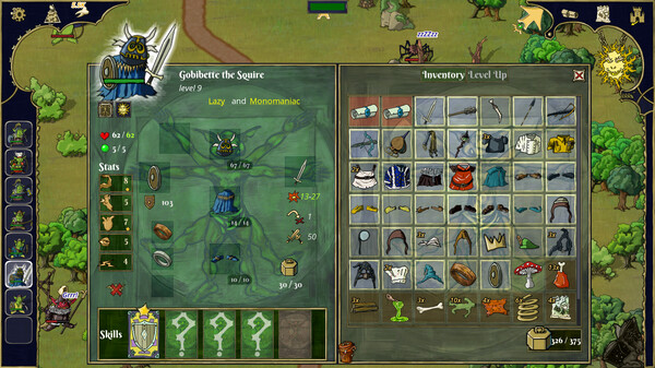 Gobs and Gods gameplay screenshot
