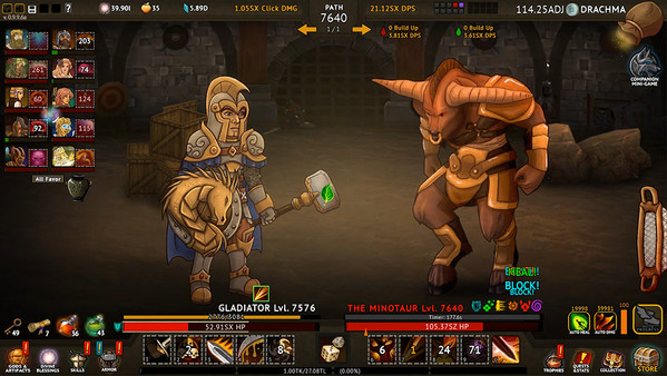 God Awe-full Clicker gameplay screenshot