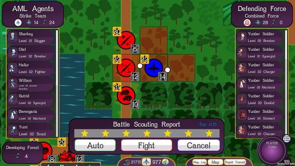 Godless Tactics gameplay screenshot