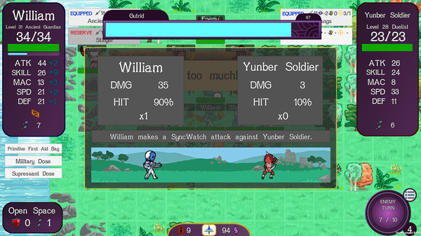 Godless Tactics gameplay screenshot