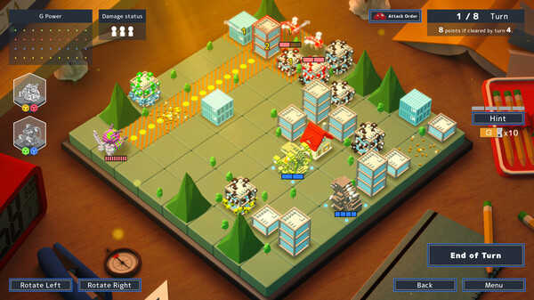 Godzilla Voxel Wars gameplay screenshot