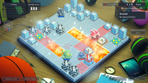 Godzilla Voxel Wars gameplay screenshot