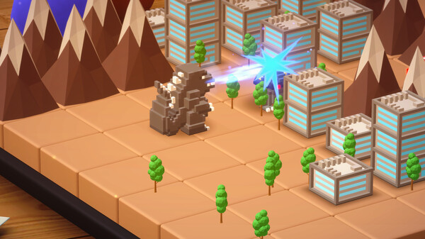 Godzilla Voxel Wars gameplay screenshot