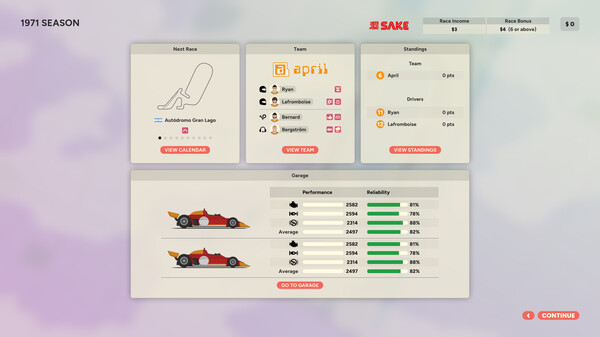 Golden Lap gameplay screenshot