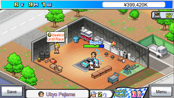 Grand Prix Story gameplay screenshot