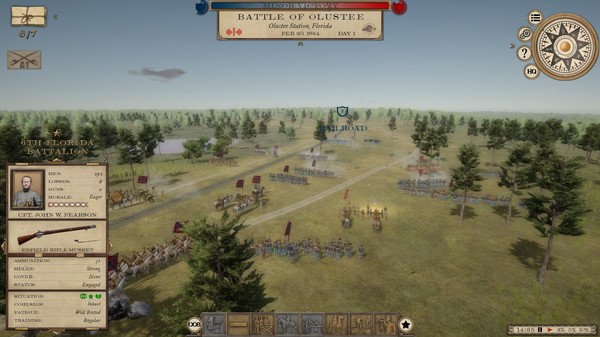 Grand Tactician: The Civil War (1861-1865) gameplay screenshot