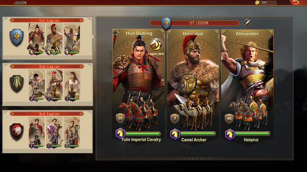 Grand War: Rome gameplay screenshot