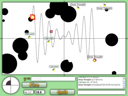 Graphwar gameplay screenshot