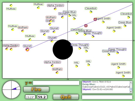 Graphwar gameplay screenshot