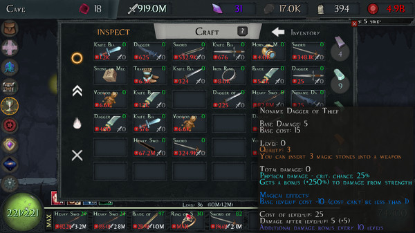 Grim Clicker gameplay screenshot