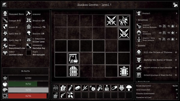 Grim Quest - Old School RPG gameplay screenshot