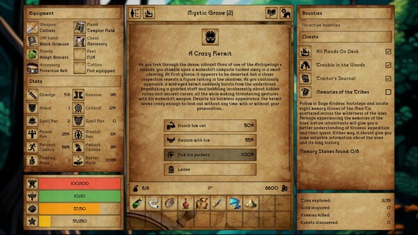 Grim Tides - Old School RPG gameplay screenshot
