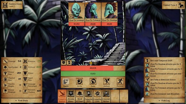 Grim Tides - Old School RPG gameplay screenshot