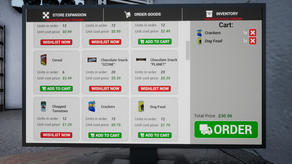 Grocery Store Simulator: Prologue gameplay screenshot